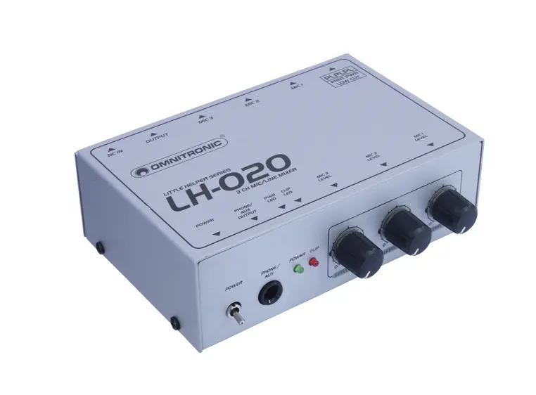OMNITRONIC LH-020 3-channel mic mixer 